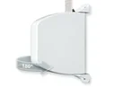 Surface-mounted roller shutter belt winder, white