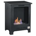 Ethanol fireplace black