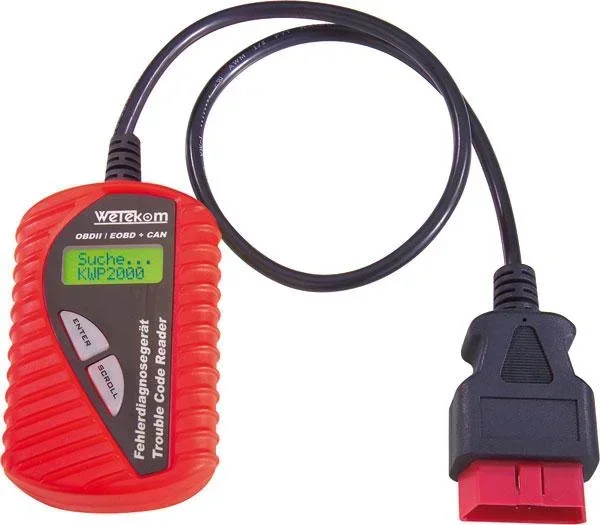 OBD II diagnostic device, including software and storage bag