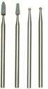 4-piece tool set for glass processing
