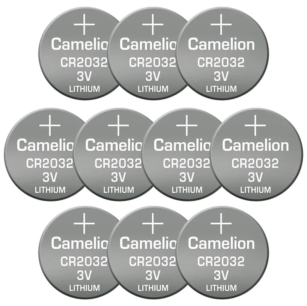 Lithium button cell CR2032, 10 pieces