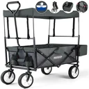 Foldable caravan - With roof - Grey