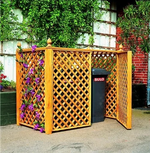 Garbage can box for 2 tons, impregnated