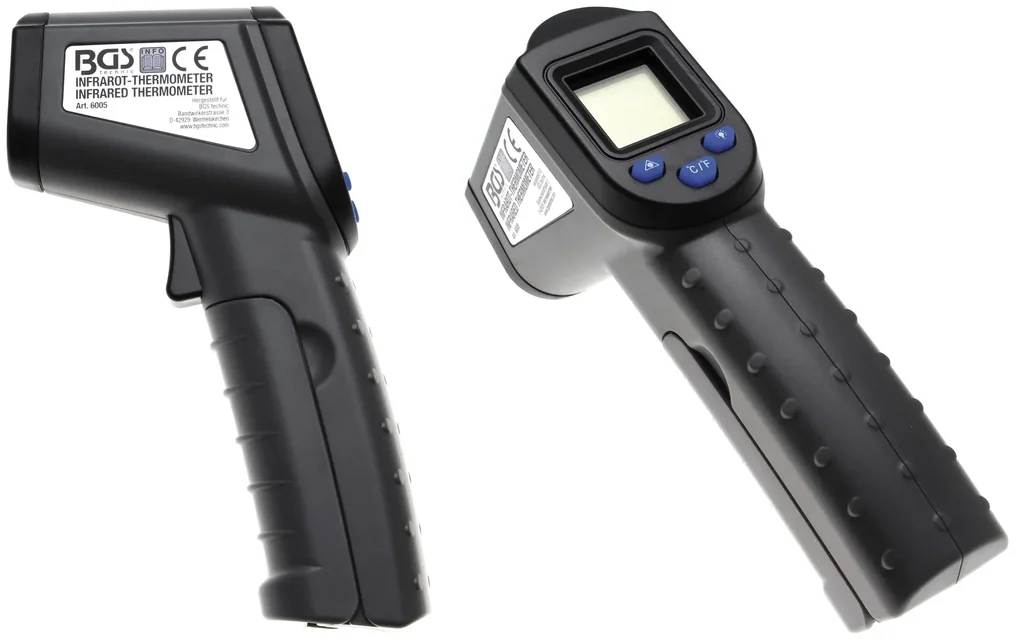 Digital infrared laser thermometer