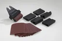 Universal profile sanding set for multi-function tools