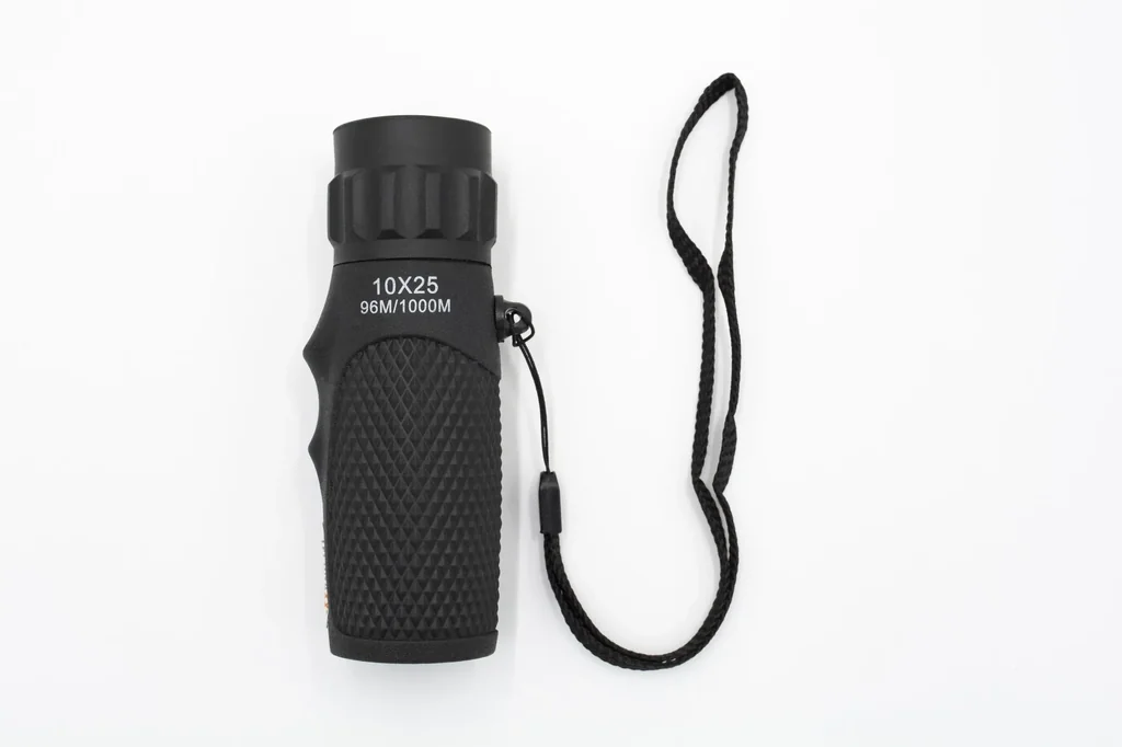 Monocular with eyepiece adjustment, black