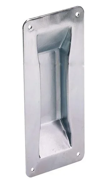 Shell handle for sliding gates