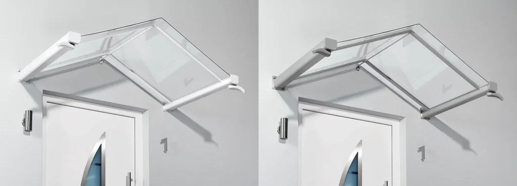 Canopy connecting set, silver anodized