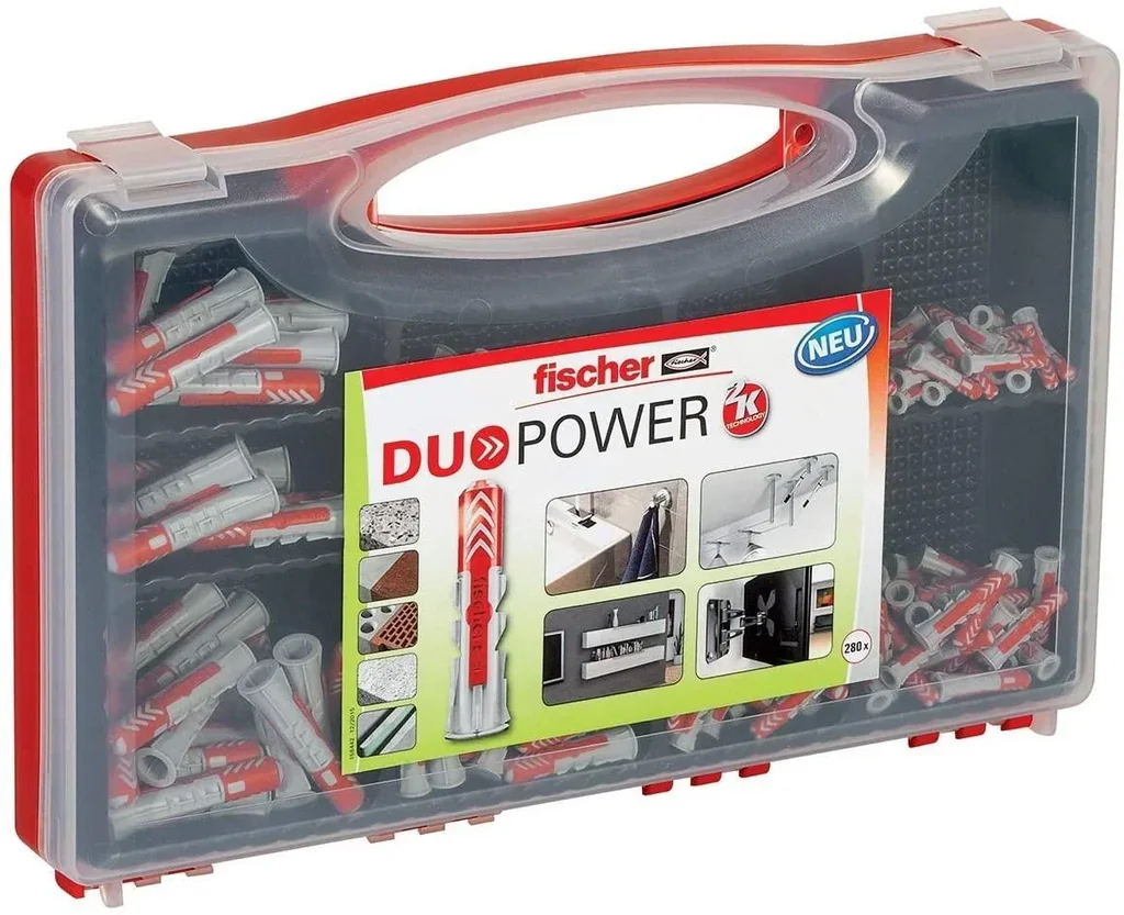 Universal dowel, RED-BOX with DUOPOWER