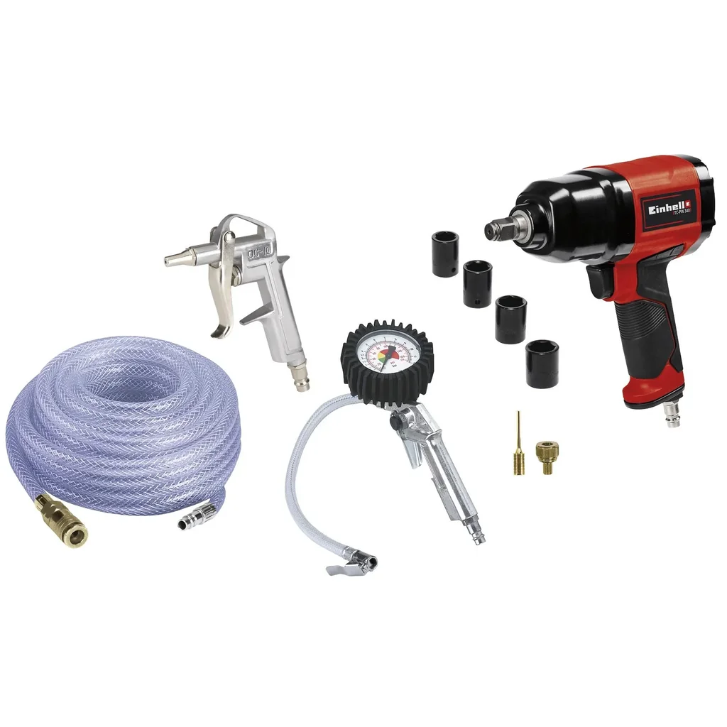Compressed air accessory set, 10 pieces