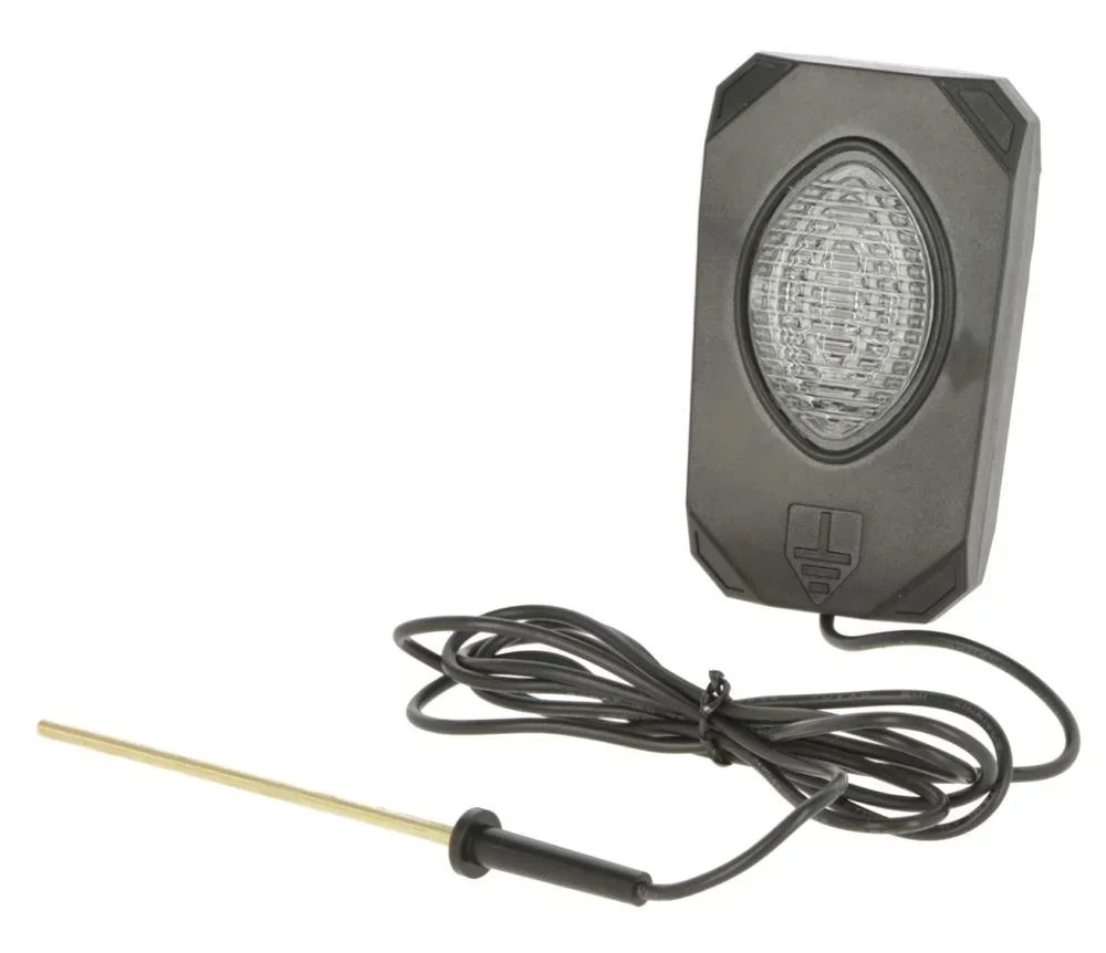 Pulse Flash, black, with green LED