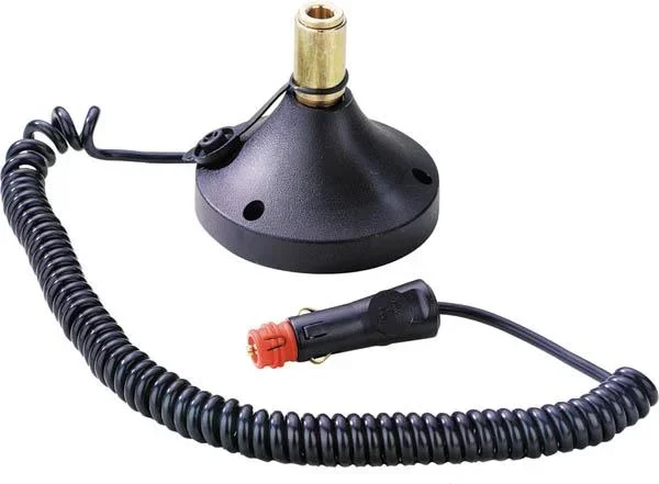 Magnetic base for rotating beacon
