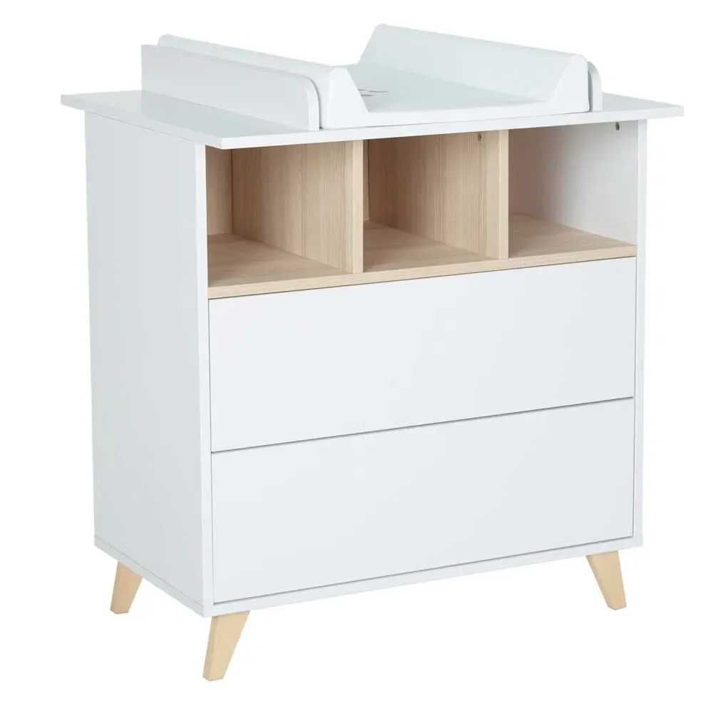 Quax Meuble à langer pour commode Loft blanc