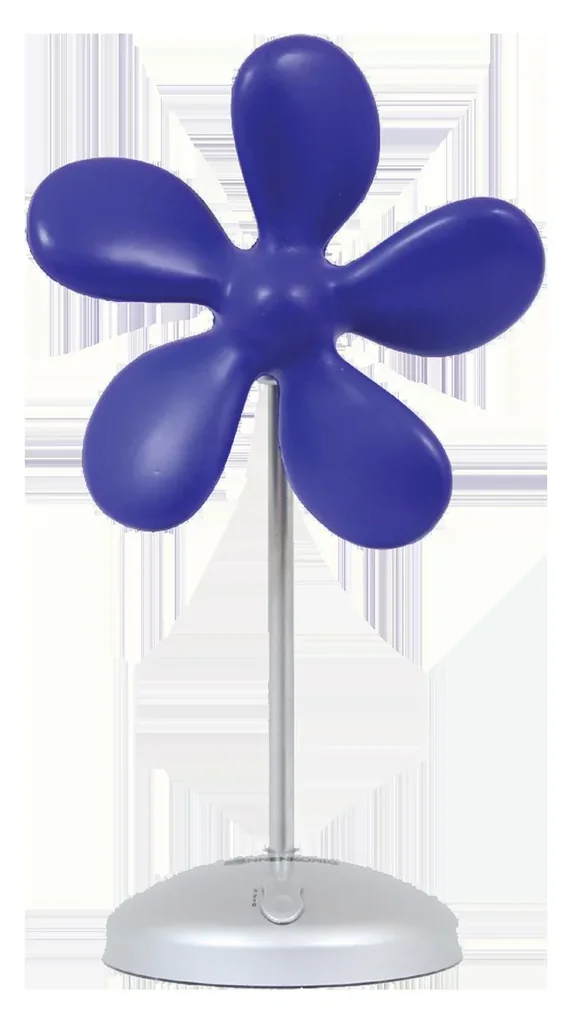 Tischventilator Flower Fan blau