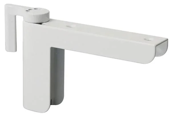 Door closer Mini, silver, attachable without drilling