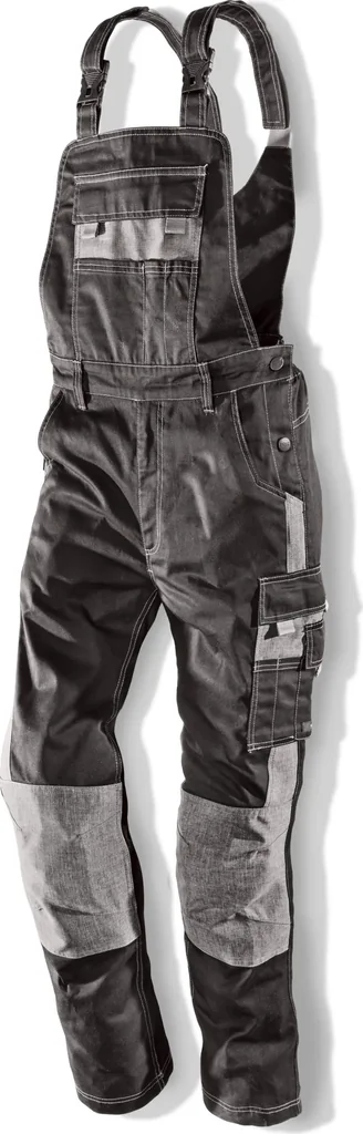NITRO work dungarees, black-grey, size XXL