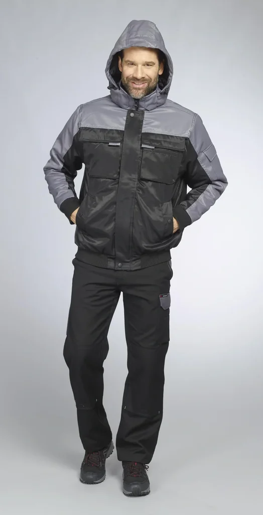 Functional jacket color gray/black, size M