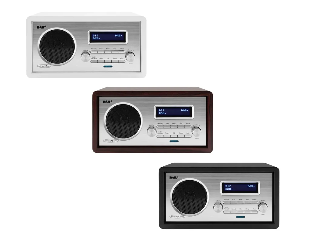 Retro DAB+ radio in black