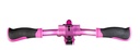 SIX DEGREES Trottinette Aluminium Junior avec mécanisme pliant et support, 145 mm, réglable en hauteur, certifiée GS, rose