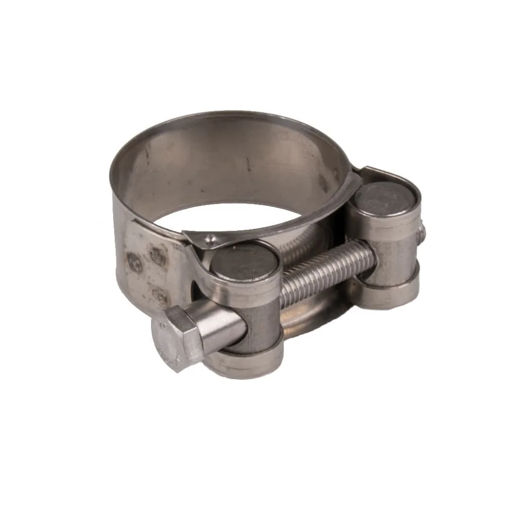 Collier de Serrage à Boulon 149-162mm, Inox W2, Collier de Serrage Métallique