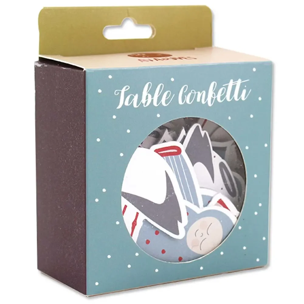 Confettis de table Ava & Yves Babyshower