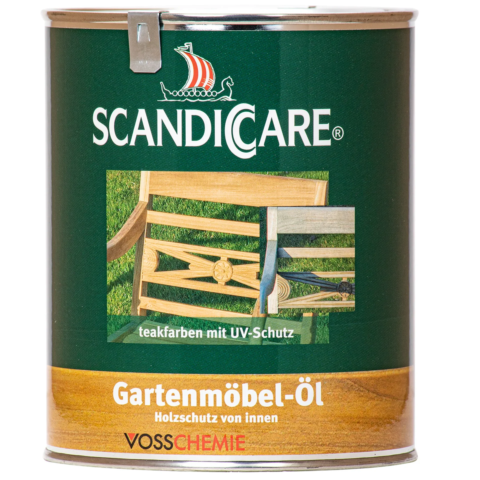Huile pour meubles de jardin 1 litre, protection UV, entretien bois extérieur
