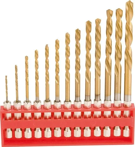 Titanium HSS drill set 13-piece