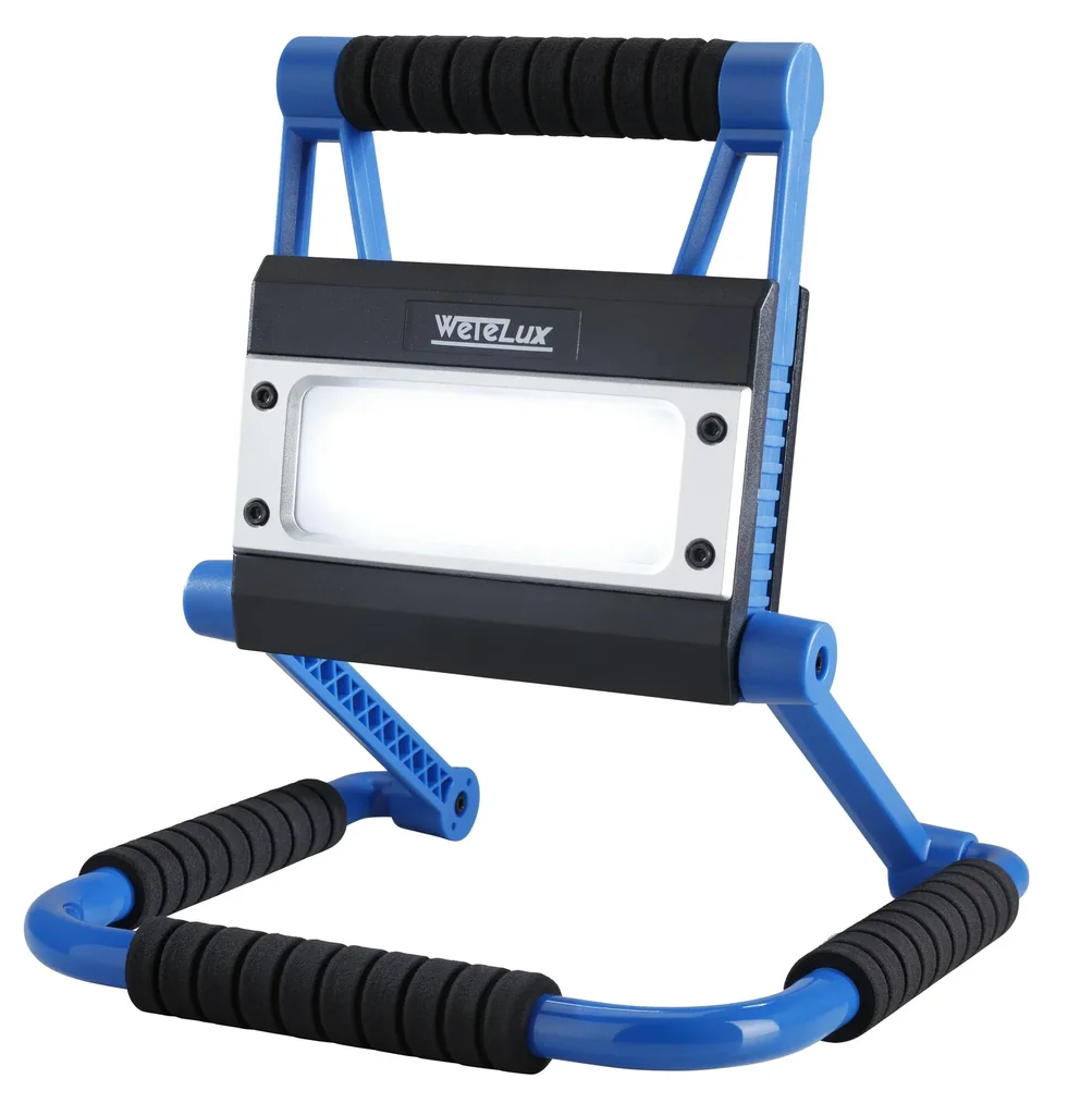 Lampe de travail LED pliable, rechargeable, 25 watts