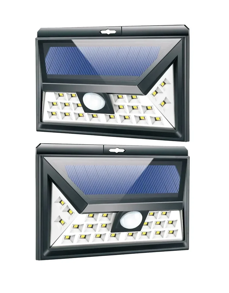 Solar lamp with motion detector, set of 2