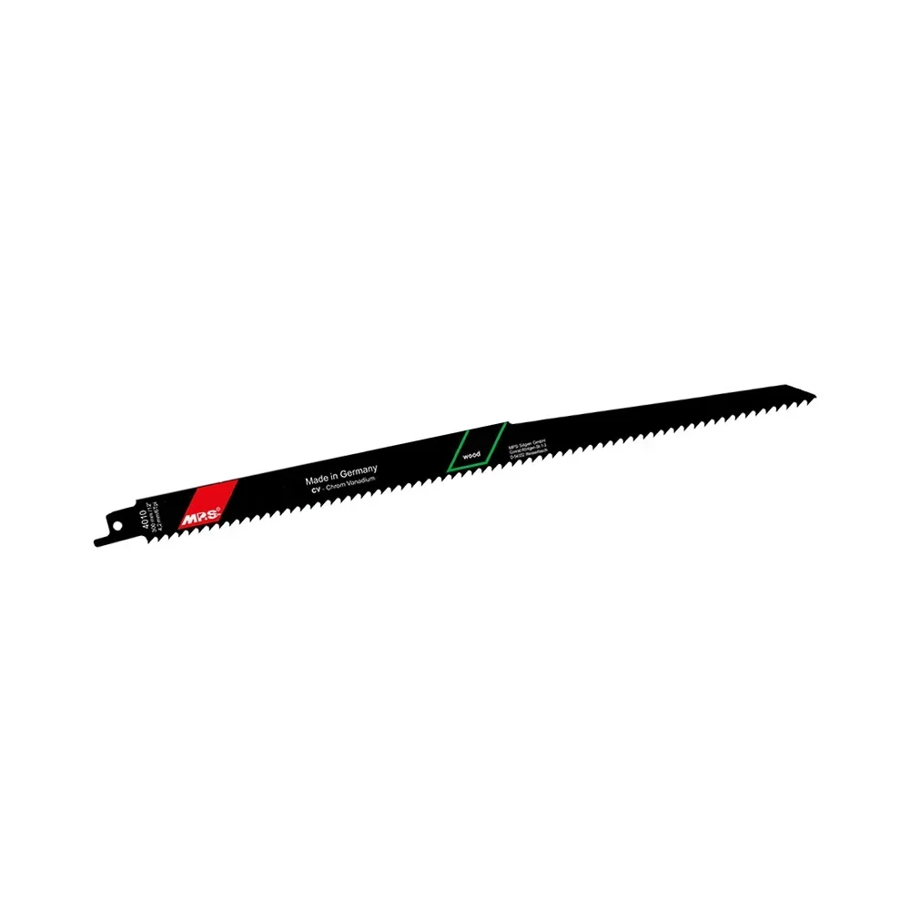 Lame de scie sabre CV, fraisée et avoyée, GL 300/VL 280 mm, ZT 4,2 mm/6TPI, lot de 5