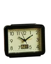 Alarm clock luminous, with temperature display, rectangular