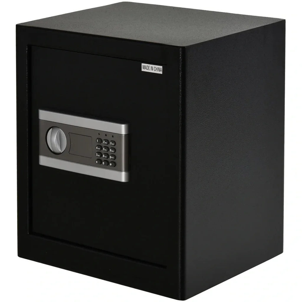 Furniture safe with electronic lock