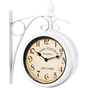 Retrostyle station clock - 29 x 9.5 x 32.5 cm - white