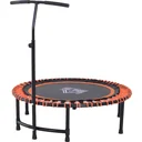 Fitness trampoline with handle