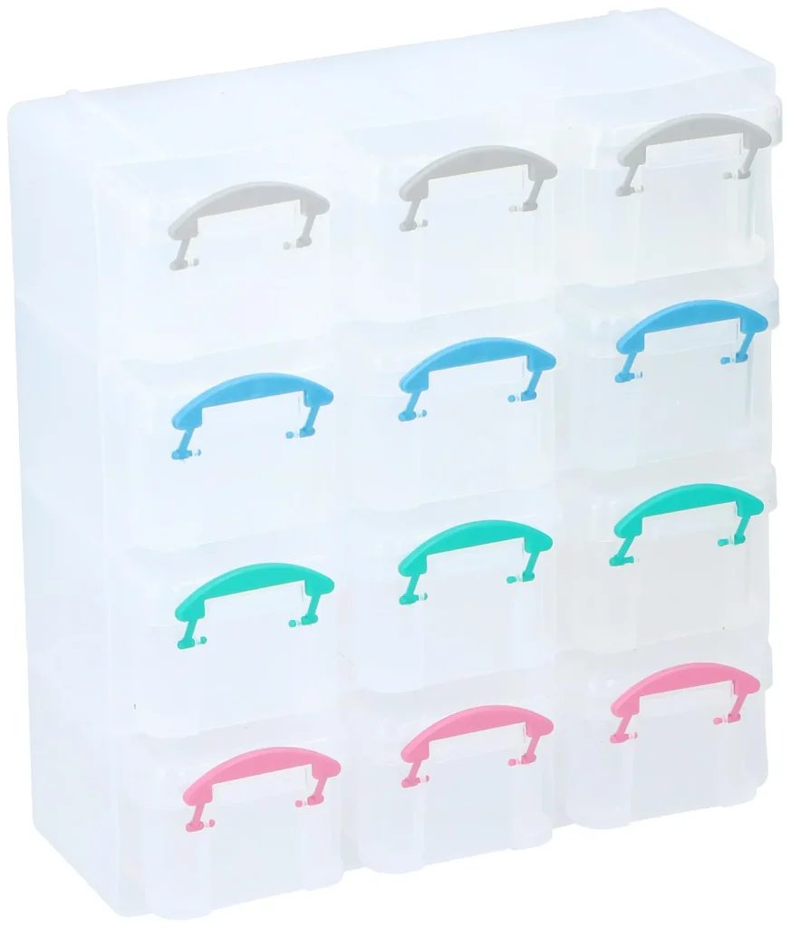 Storage box with 12 compartments