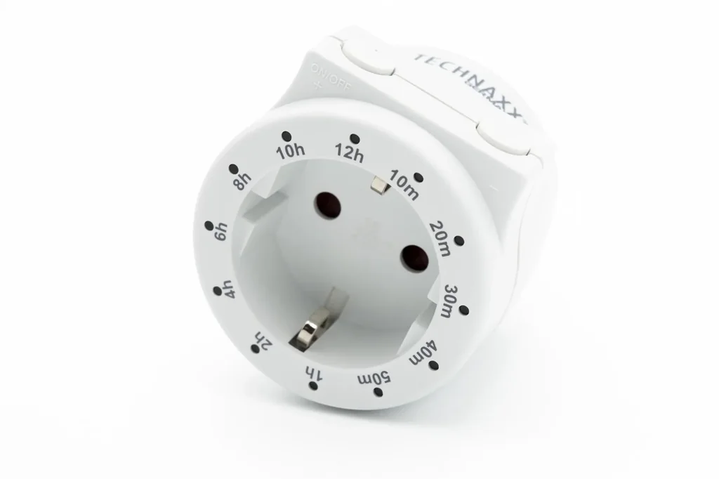 Socket with countdown timer, child safety lock