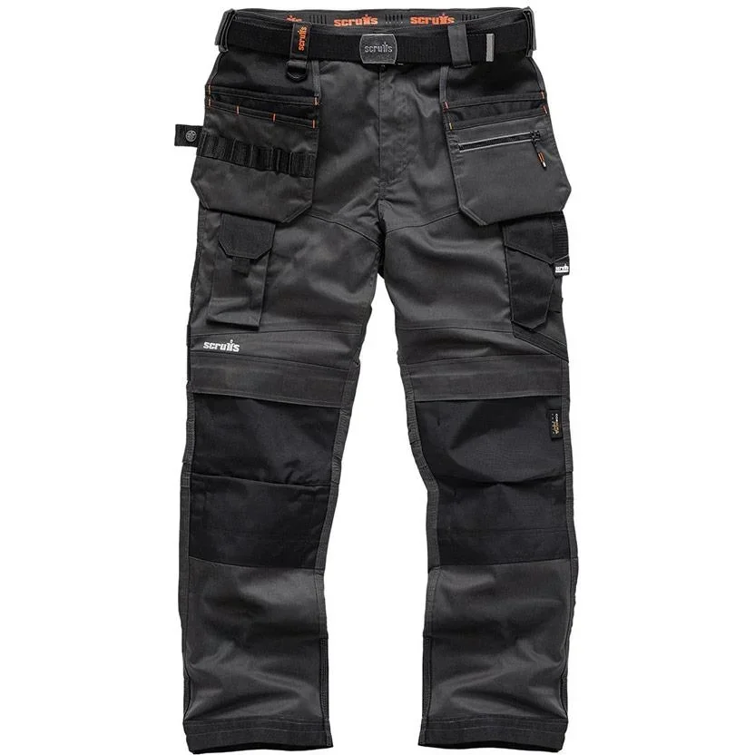 Pro Flex Plus work trousers, grey 34S