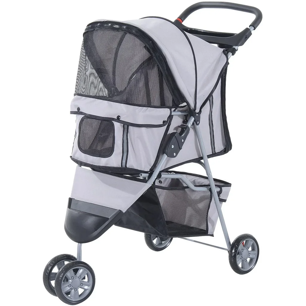 Dog buggy grey