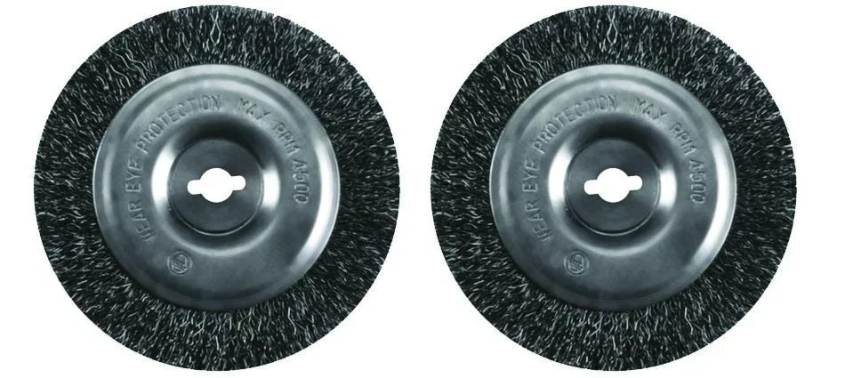 Steel brush set of 2