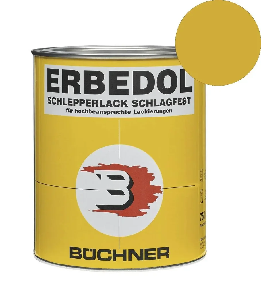 Tractor and agricultural machinery paint RAL 1012 lemon yellow