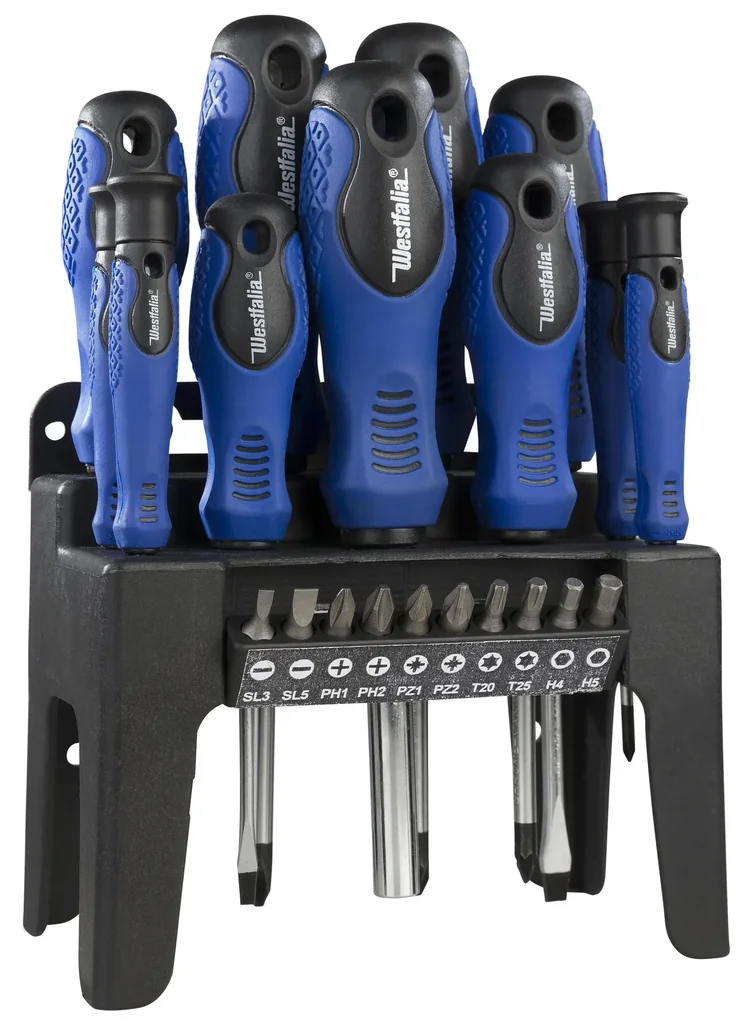 Screwdriver set, 21 pieces