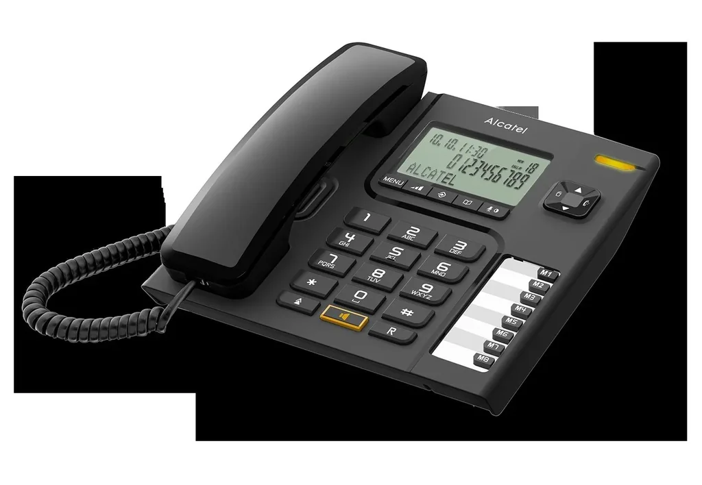 Telephone with 8 direct dial memory keys