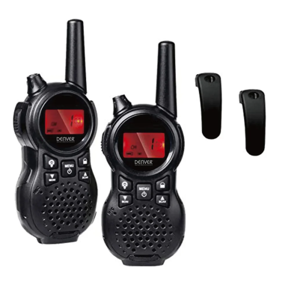 Walkie Talkie with flashlight function