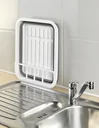 Foldable dish drainer