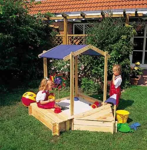Set sandpit "Peter" with seat and bow box