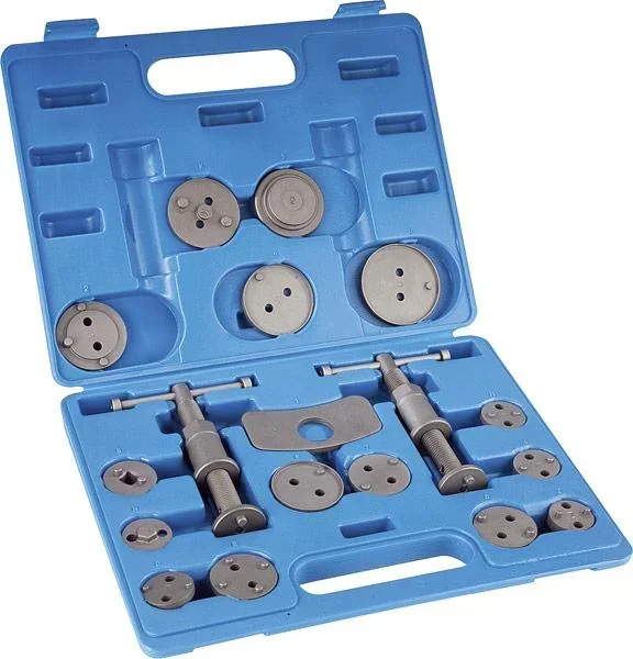 Brake piston reset set, 18 pieces, including plastic case