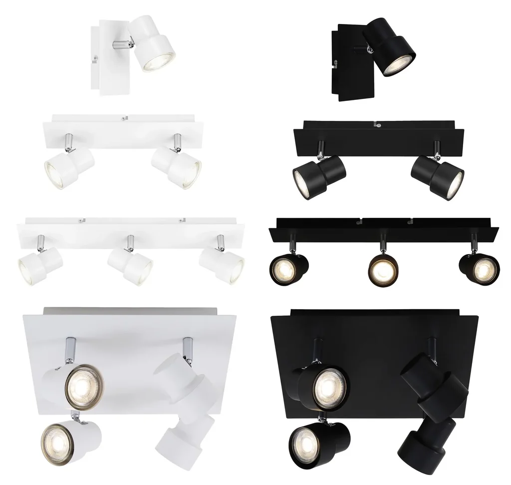 LED ceiling light, 1380 lumens, 15 watts, GU10, white