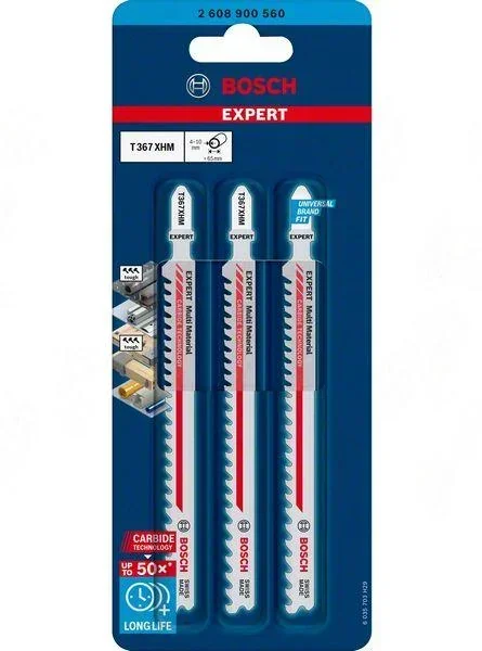 Jigsaw blades T367XHM 3pcs EXPERT