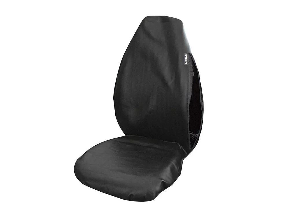 Seat protector artificial leather, black
