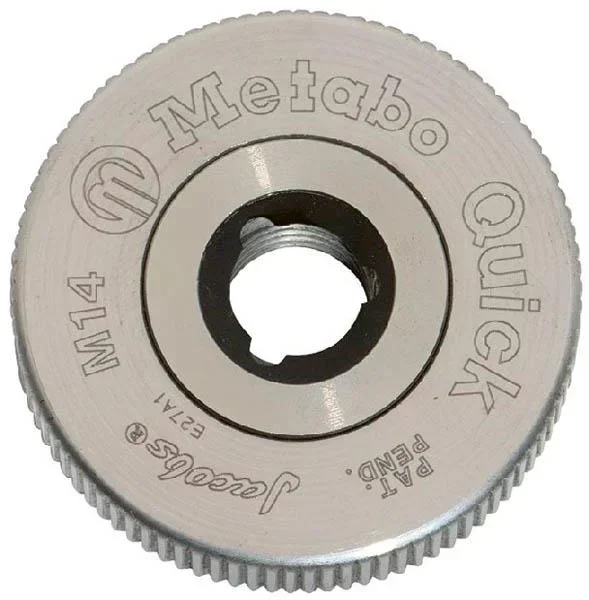 "Quick" quick-release nut for angle grinders